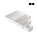 Axyaa Desk Organizer Set: Student Storage Box with Built-in Partitions, Ideal for Stationery and Cosmetics