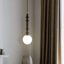 Axyaa Glass Ball Chandelier LED Single Head Wall Lamp