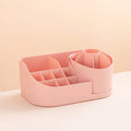 Axyaa Rotating Desk Organizer: Multi-Functional 2-in-1 Stationery & Cosmetic Storage Box