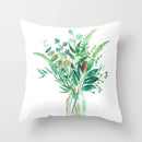 Axyaa Plant Pattern Pillowcase 45*45cm for Home Office Decor