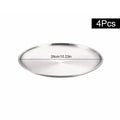 Axyaa Stainless Steel Dining Tray Set