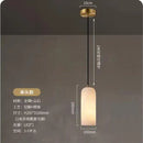 Axyaa Marble Chandelier with Spotlights: Luxurious Minimalist Design for Bedroom Reading