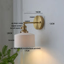 Axyaa Modern Copper LED Wall Sconce with Pull Chain Switch