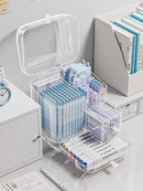 Acrylic Organizer with Drawers by Axyaa: Stylish Desktop Storage for Stationery
