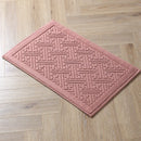Axyaa Hotel Cotton Bath Mats in White, Red, Blue - High Quality, Thicken Design