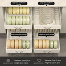 Axyaa Kitchen Pull-out Dish Storage Rack Multi-functional Organizer for Pots, Pans, and Dishes