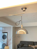 Axyaa Nordic Pendant Light: Minimalist Style Chandelier for Living Room and Dining Table