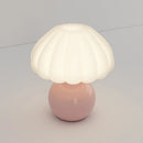 Axyaa Mushroom Decorative Bedside Lamp - French Style Eye Protection Night Light
