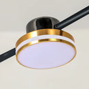 Axyaa Modern LED Linear Chandelier for Kitchen Island, Dining, Living Room & Office