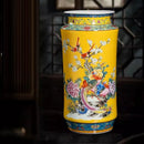 Axyaa Jingdezhen Ceramic Vase for Home Decor and Flower Arrangement
