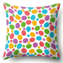 Axyaa Colorful Candy Flower Succulent Plants Printed Pillow Case for Couch Sofa Bed