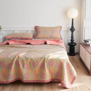 Axyaa Cotton Gauze Floral Single Quilt Blanket for Summer Comfort