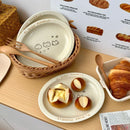 Axyaa Cream Star Cat Ins Wind Illustration Disc High Value Fruit Salad Breakfast Plate