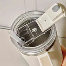 Axyaa Stainless Steel Vacuum Tumbler with Straw and Handle