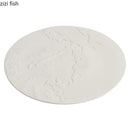 Axyaa Rock Texture Ceramic Dessert Plate Steak Plate Creative Tableware