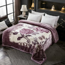 Axyaa Double Thickened Raschel Blanket for Winter Warmth