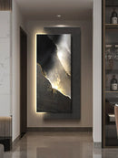 Axyaa LED Starlit Sky Sandstone Mural Light Abstract Painting Remote Dimming