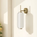 Axyaa Nordic Glass Wall Lamp, Postmodern Restaurant LED Light