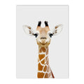Axyaa Baby Animals Poster: Lion Tiger Hippo Giraffe Elephant Zebra Wall Art