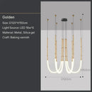 Axyaa LED Chandelier Pendant Light for Modern Art Restaurant Bar Counter.