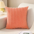 Axyaa Soft Striped Corduroy Throw Pillow Covers in 45x45cm