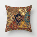 Axyaa Red Moroccan Short Plush Ethnic Style Cushion Cover for Home Decoration