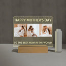 Axyaa Custom Acrylic Lamp with Photo & Text, Personalized Gift for Loved Ones