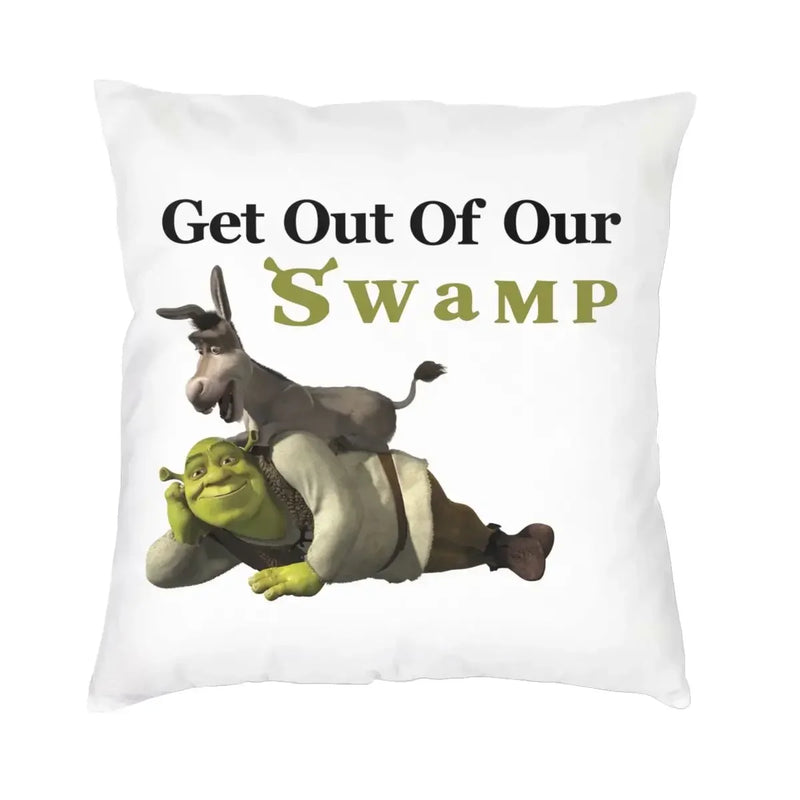Axyaa Soft Polyester Mona Lisa Pillowcase: Decorative Sofa Cushion Cover