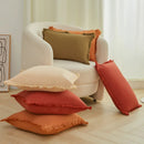 Axyaa Super Soft Cotton Cushion Cover - 45*45 Decorative Pillowcase for Home, Sofa, Living Room