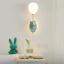 Axyaa Bear LED Wall Light: Cute Balloon Design for Kids' Room Decor & Study Ambiance