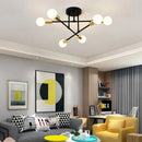 Axyaa Nordic Minimalist LED Pendant Chandelier for Bedrooms and Living Rooms