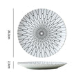 Axyaa Premium Western Food Plate: Elegant Tableware for Home & Commercial Use