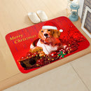 Axyaa Christmas Animal Print Door Mat - Non-Slip Home Decoration