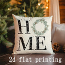 Axyaa Christmas Noel Pattern Pillow Cover for Sofa, Bedroom, Car - Home Decor
