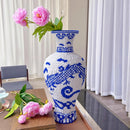 Axyaa Dezhen Blue White Vase Building Block Puzzle Chic High Difficulty Toy