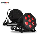 Axyaa LED Flat Par Light: 7x12W RGBW/7x18W RGBWA+UV for Family Events, Parties, and Venues