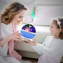 Axyaa Starry Night Light Projector 360° Rotation 12 Color Changing LED USB Lamp