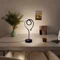 Axyaa Heart-Shaped Table Lamp with USB Three-Color Dimming - Ideal for Bedroom, Study, Living Room