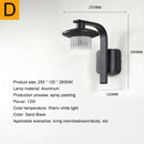 Axyaa LED Wall Light: Modern Waterproof Outdoor Decoration for Courtyard, Garage, Balcony