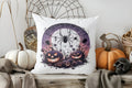 Axyaa Halloween Ghost Cat Pumpkin Throw Pillow Cover