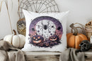 Axyaa Halloween Ghost Cat Pumpkin Throw Pillow Cover