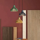 Axya Modern Macaron Resin Pendant Lamp for Restaurant Living Room Chandelier