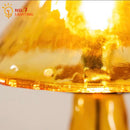 Axyaa Vintage Retro Glass Table Lamp LED E27 Medieval Luxury Desk Lights