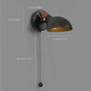 Axyaa LED Rotating Wall Sconce with On/Off Switch for Bedside and Study
