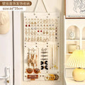 Axyaa Hair Bows & Jewelry Organizer Wall Hanging - Space Saving Accessory Holder