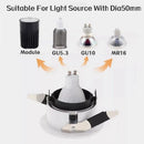 Axyaa Recessed LED Downlight Mounting Bracket for GU10 MR16 Spot Lighting