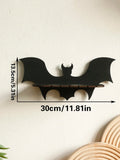 Gothic Bat Wall Decor Black Shelf Crystal Holder Home Display Axyaa Brand
