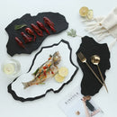 Axyaa Ceramic Special-shaped Steak Dinner Plate for High-end Dining