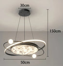 Axyaa Modern Pendant Chandelier LED Lights for Staircase and Living Room