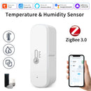 Axyaa ZigBee Temp Humidity Sensor Works With Alexa Google Assistant Gateway Needed